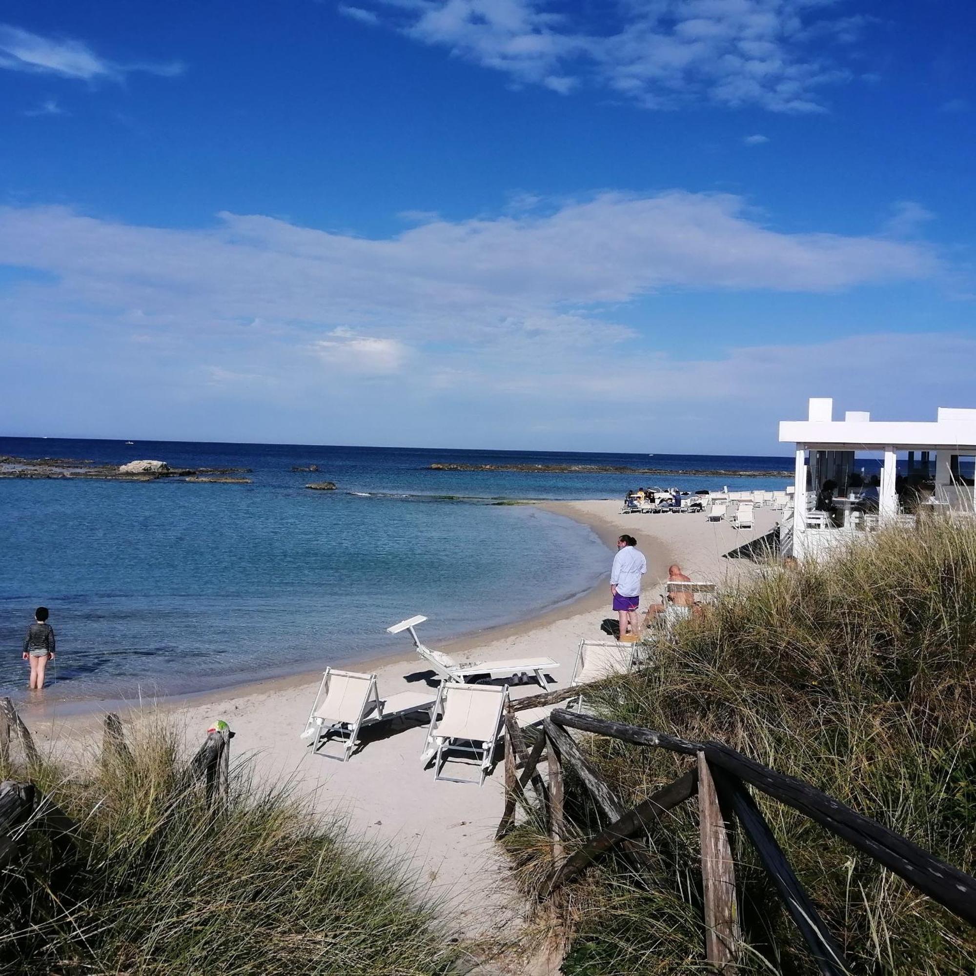 Bilocale Punta Rosa - Fronte Spiaggia Отранто Екстериор снимка
